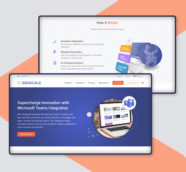 Ideascale Microsoft Teams App project screenshot